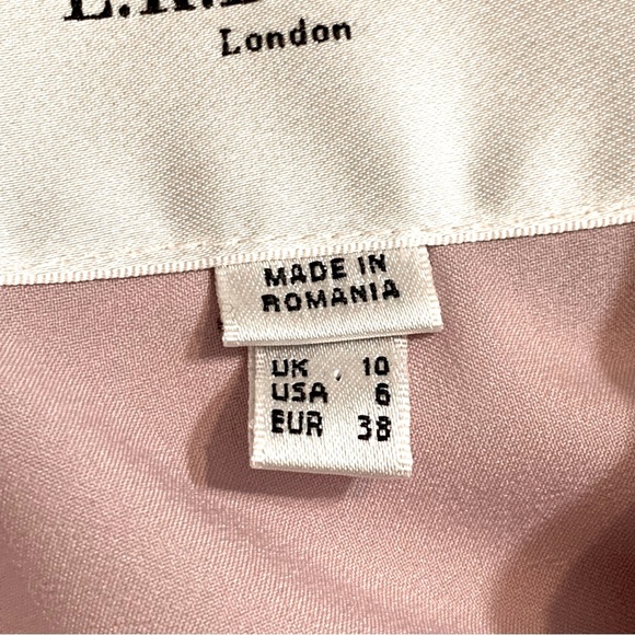 L.K.Bennett Rosala Dress in Lavender Size 6 Fit and Flare Midi Dress Minimalist - Picture 11 of 13